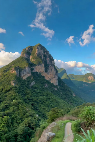 山间小路自然风光 山间小路自然风光
