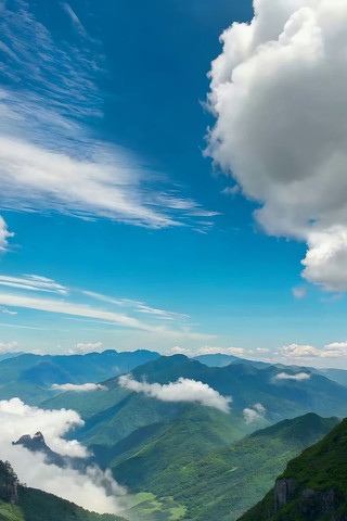山间云海自然风光 山间云海自然风光