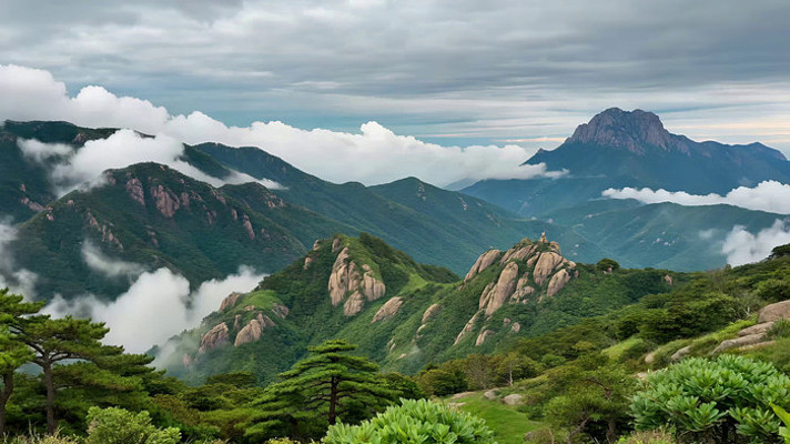 山间云海自然风光素材 山间云海自然风光素材