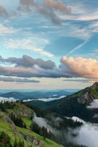 山林云海自然风光 山林云海自然风光