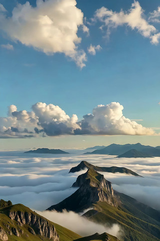 山峦云海自然风光素材 山峦云海自然风光素材