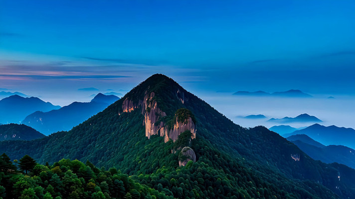 山峦云海自然风光素材 山峦云海自然风光素材