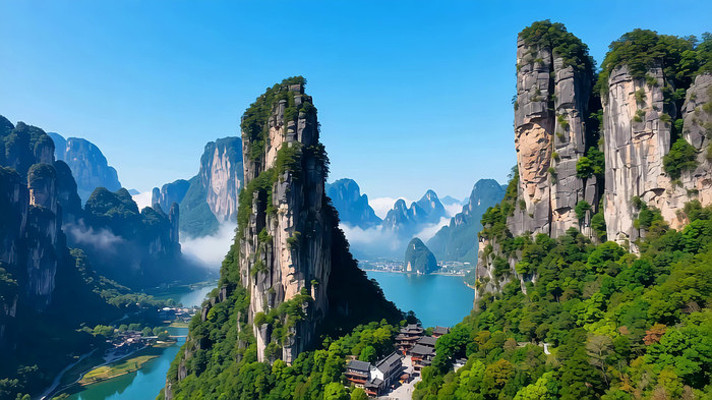 ɽˮ�羰�����ز�