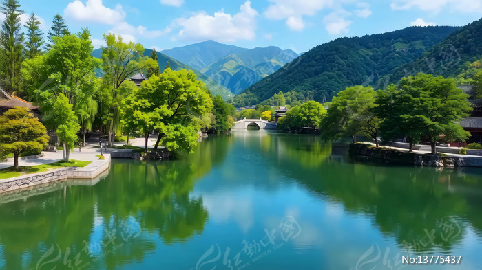 ɽˮ�����ĺ����羰