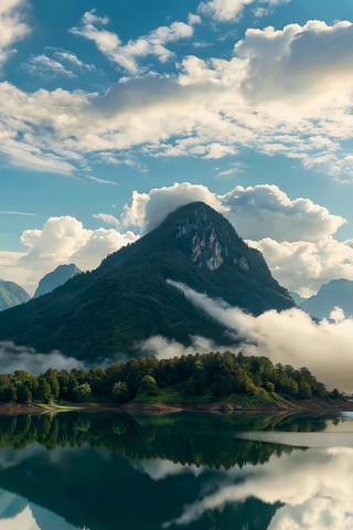 山水相依自然风光 山水相依自然风光