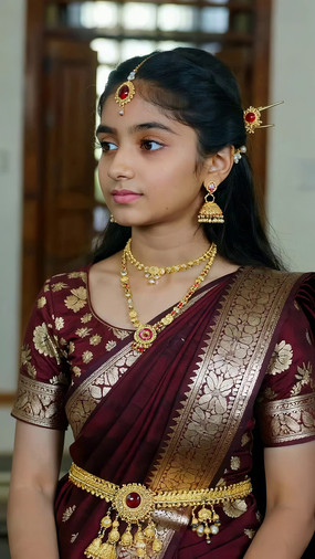 ���Ŵ�ͳ���ε�ӡ��Ů��