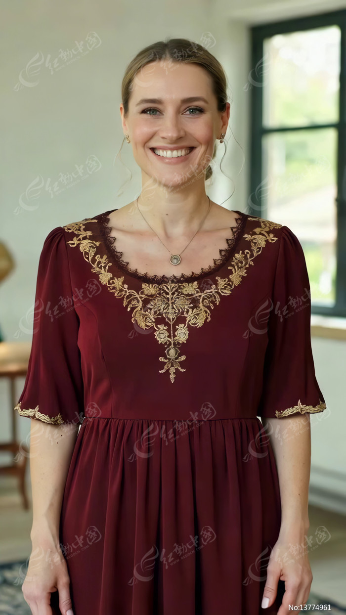 ���Ŵ���ȹ΢Ц��Ů��