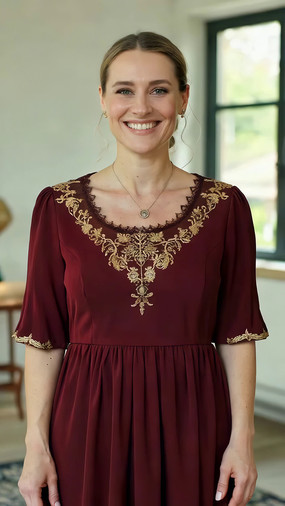 ���Ŵ���ȹ΢Ц��Ů��