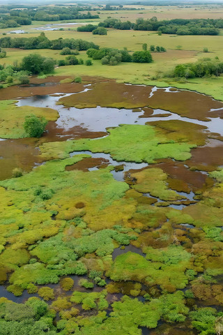 湿地自然风光鸟瞰全景 湿地自然风光鸟瞰全景
