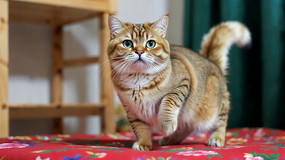 ���ڻ�ɫè��վ����̬