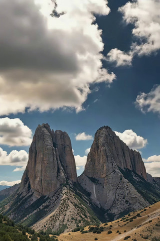 巍峨山峰自然风光 巍峨山峰自然风光