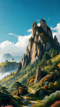 Ψ��ɽ��ɭ����Ȼ�羰