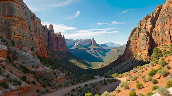 峡谷岩石自然风光 峡谷岩石自然风光