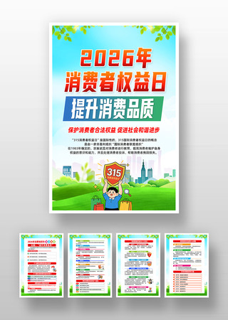 消费者权益日挂图 消费者权益日挂图