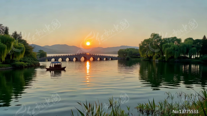 ��������Ϧ���µ�С���羰