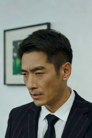 西装男士侧面特写 西装男士侧面特写