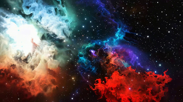 绚丽多彩的星空星云素材 绚丽多彩的星空星云素材