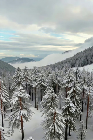 ѩ���ǵ�ɽ��Զ��