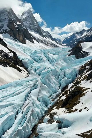 雪山冰川自然风光素材 雪山冰川自然风光素材