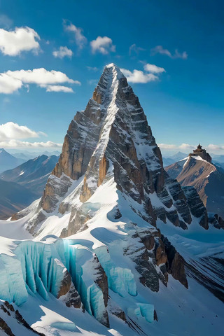 雪山冰川自然风景素材 雪山冰川自然风景素材