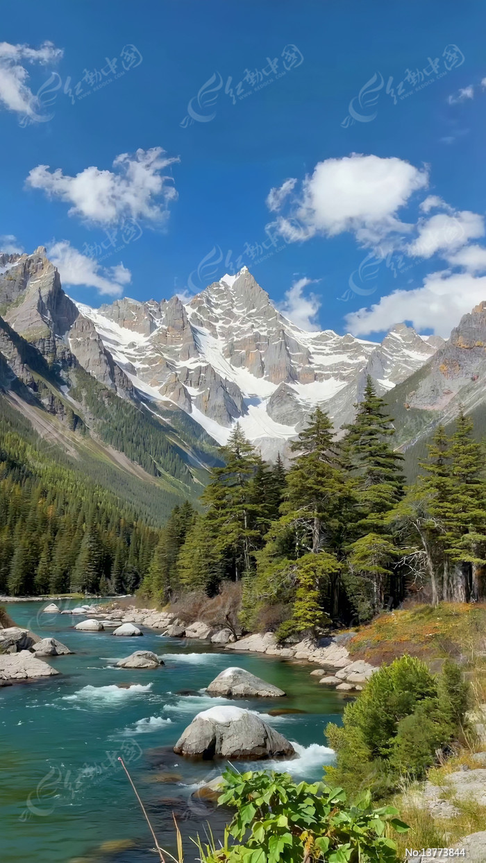 ѩɽɭ�ֺ�����Ȼ�羰