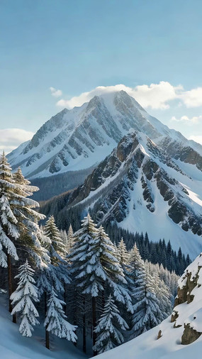 ѩɽ������Ȼ�羰