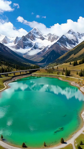 ѩɽ�µı��̺����羰