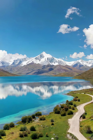 ѩɽ�µ���ɫ������Ȼ���