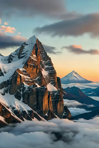 雪山云海日出风光 雪山云海日出风光