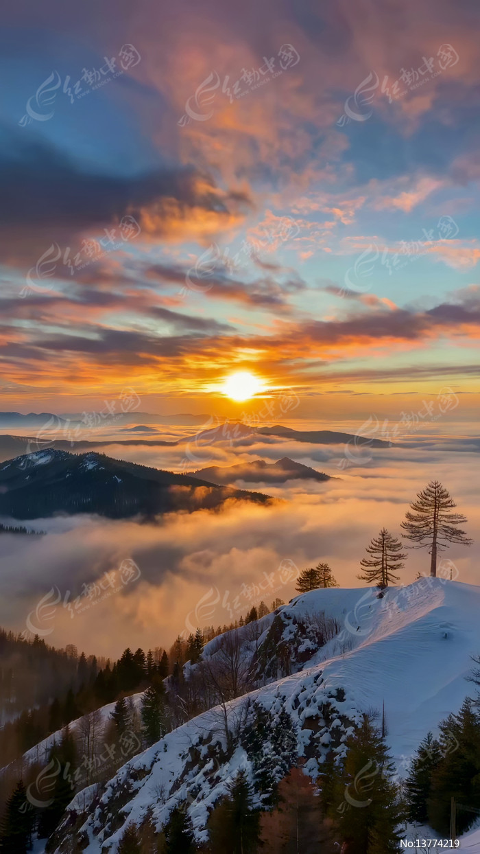 ѩɽ�ƺ��ճ���Ȼ���