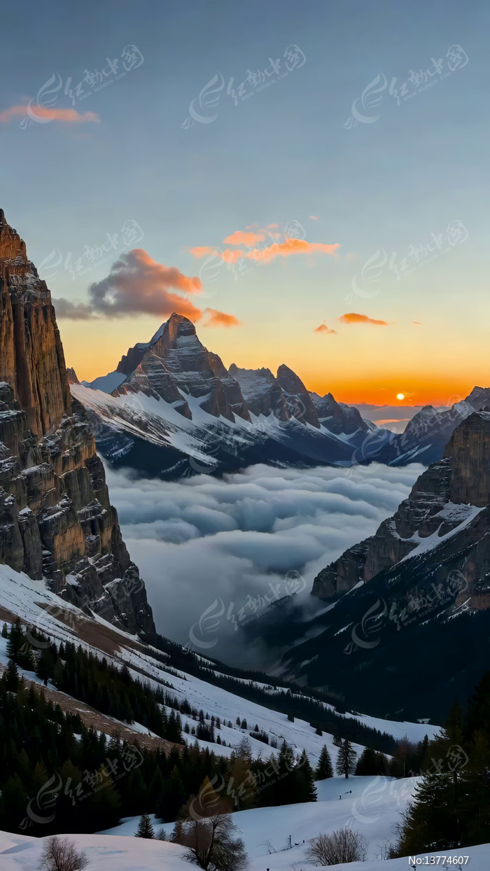 ѩɽ�ƺ��ճ���Ȼ���