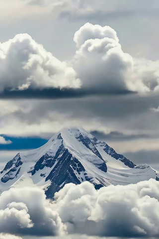 雪山云海自然风光 雪山云海自然风光
