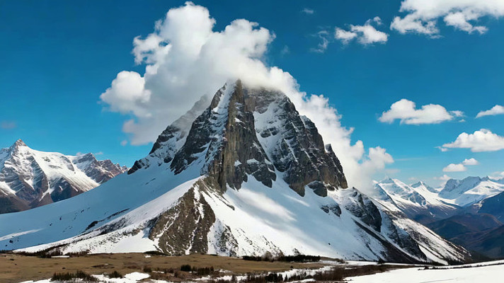 雪山壮丽全景 雪山壮丽全景