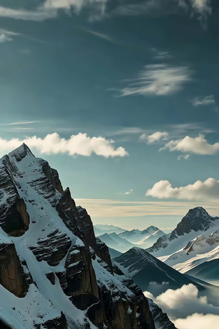 雪山自然风光 雪山自然风光