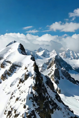 雪山自然风光实拍素材 雪山自然风光实拍素材