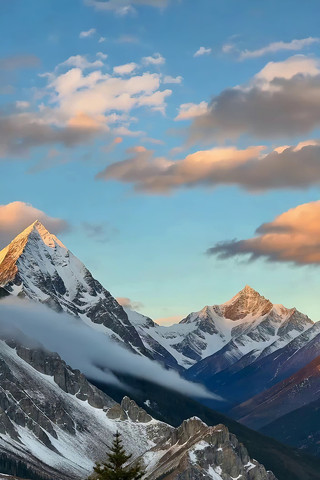 雪山自然风光素材 雪山自然风光素材