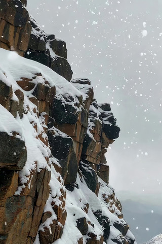 ѩ�и��ǵ���ʯɽ��