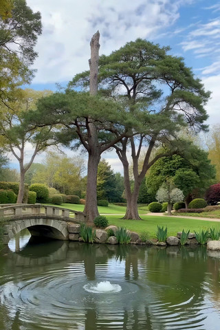 ԰�ֳ���ʯ����ľ�羰