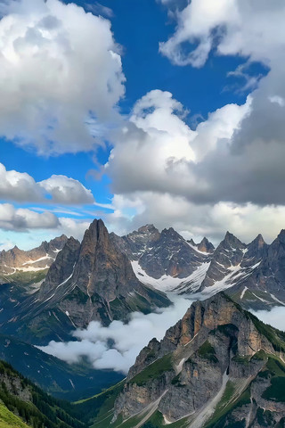 壮丽高山自然风光 壮丽高山自然风光