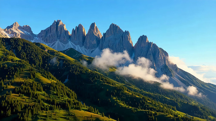 壮丽山脉森林自然风光 壮丽山脉森林自然风光