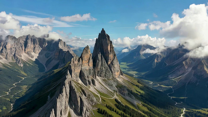 壮丽山脉自然风光全景 壮丽山脉自然风光全景