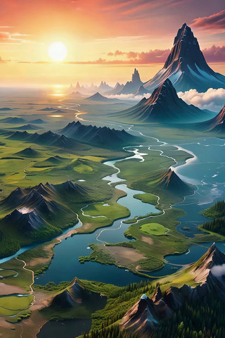 壮美山川河流自然景观 壮美山川河流自然景观