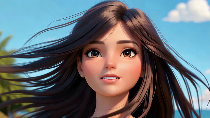 3D��ȾŮ�Խ�ɫ��д