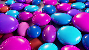 ��ɫ3D��Բ�����ز�