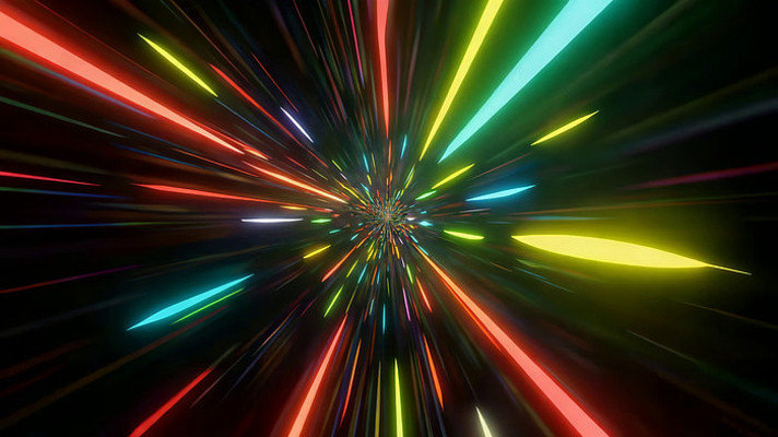 彩色光线放射动态背景 彩色光线放射动态背景