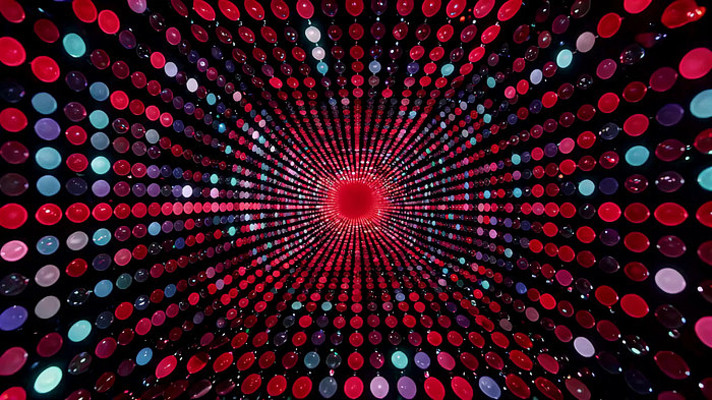 彩色粒子放射状背景素材 彩色粒子放射状背景素材