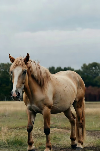 草原骏马特写 草原骏马特写
