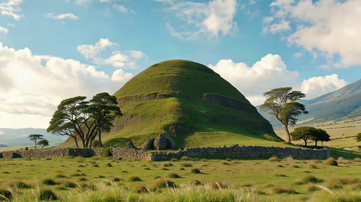 草原山丘自然风光 草原山丘自然风光