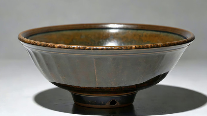 柴烧茶碗特写 柴烧茶碗特写