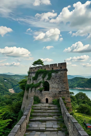 长城古迹自然风光全景 长城古迹自然风光全景